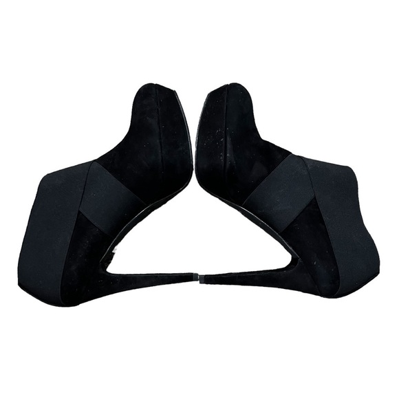 Stuart Weitzman Kilgore Black Suede High Heel Platform Ankle Boot Size 9 Womens - Picture 6 of 11